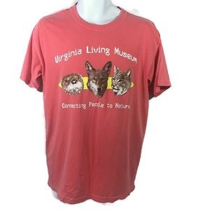 Virginia Living Museum Graphic T-Shirt Size Medium